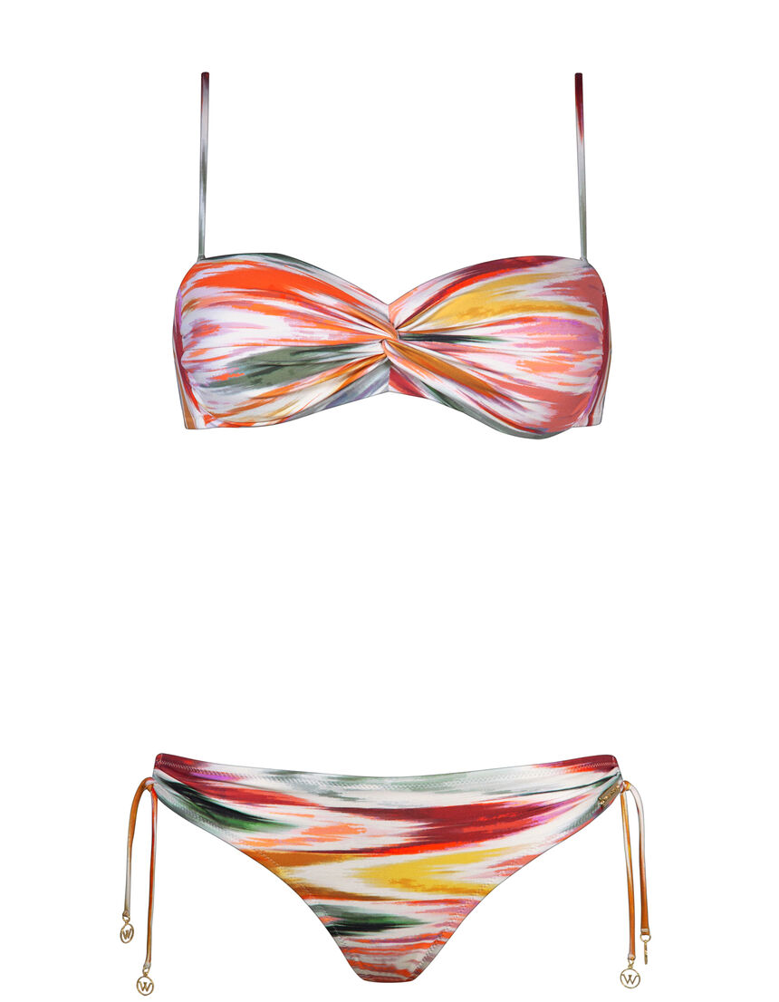 Watercult Vibrant Vacation Twisted Bandeau Bikini